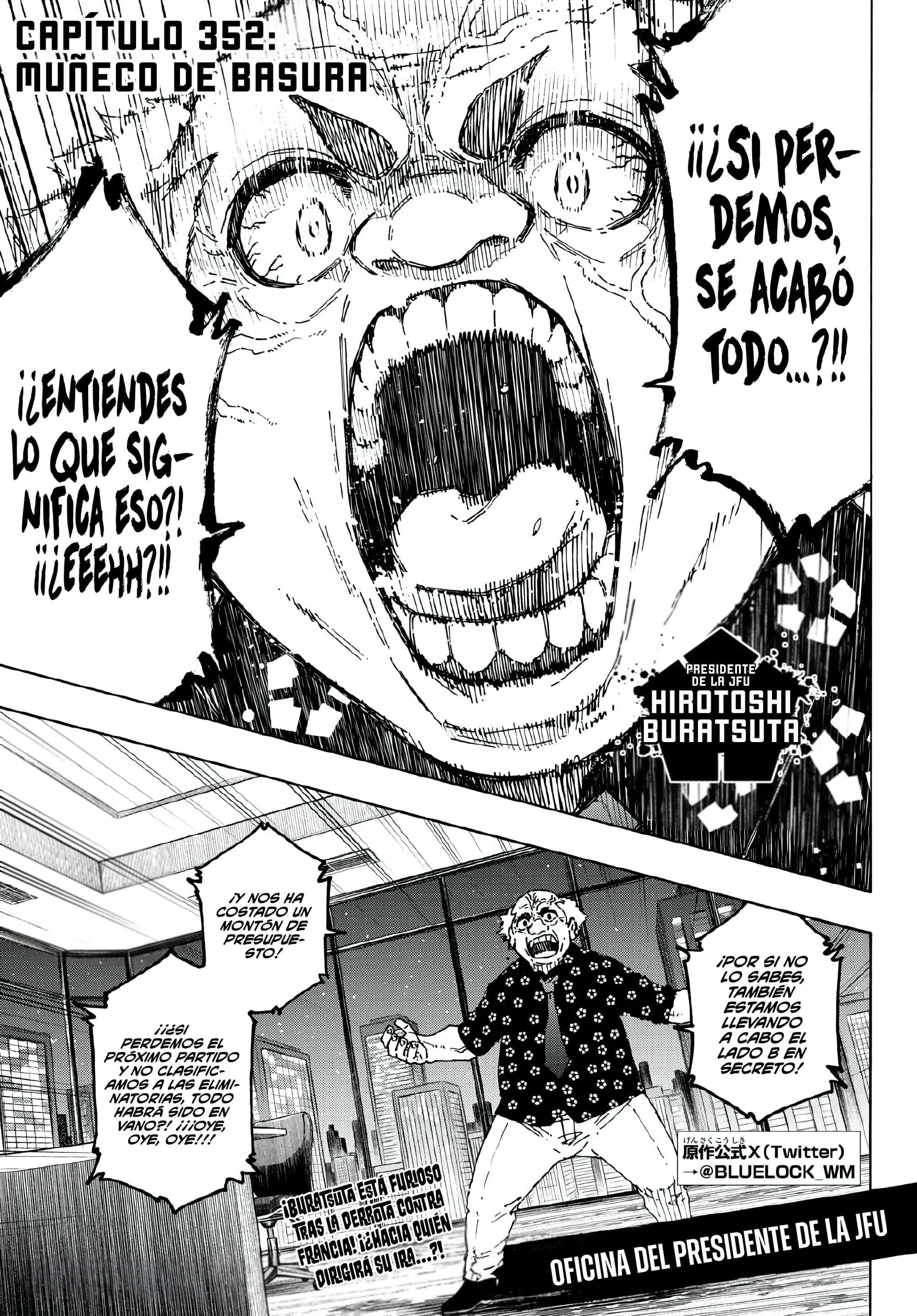 Blue Lock — Capítulo 352 — Página 1